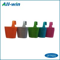 colorful low-cost PP garden plower pot, plastic garden pot for flower growing